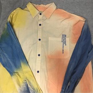 Streetwear brand BEASTER Tie-Dye button up